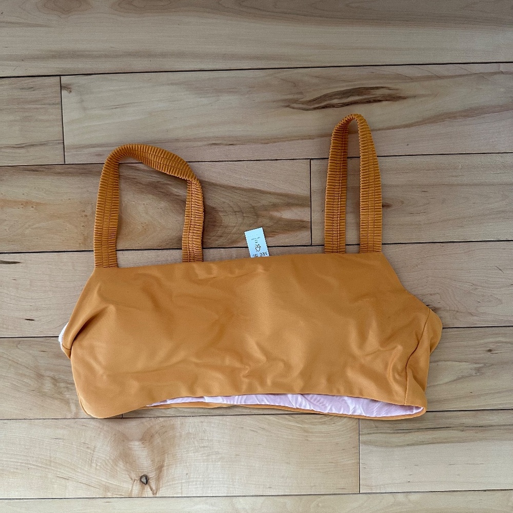 Madewell Scrunchy-Strap Square-Neck Bikini Top NWTโ